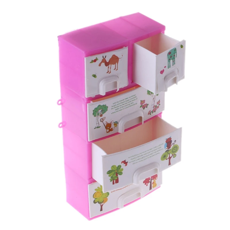 Аксессуары для кукол детские игрушки новая печать шкаф девочек принцесса мебель