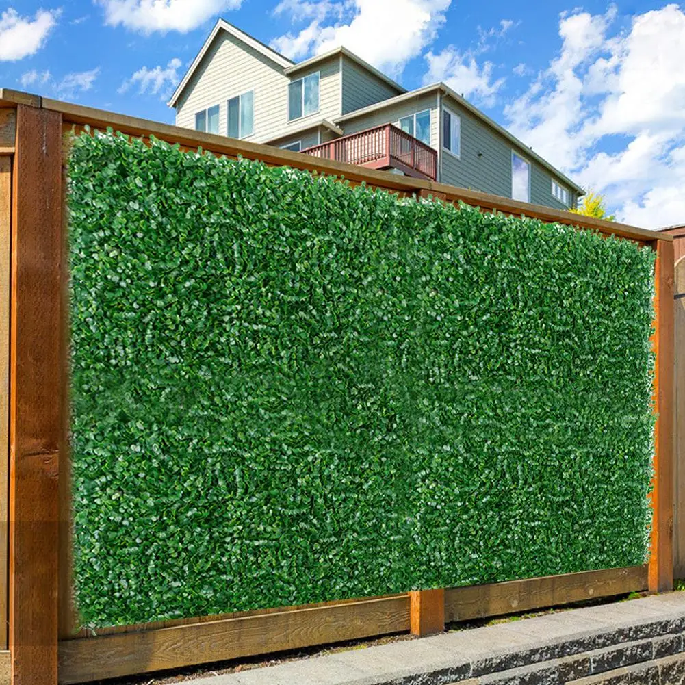 

Artificial Privacy Fence Simulation Convenient Multi-purpose Lawn Plant Screen Wall Decoration Leaf Fence For Gardens Courtyard