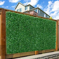 artificial privacy fence simulation convenient multi purpose lawn plant screen wall decoration leaf fence for gardens courtyard