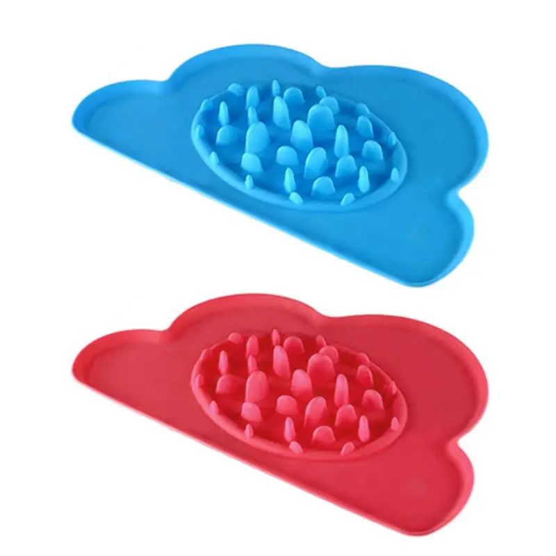 

Dog Slow Feeder Bowl Cats Non Slip Puzzle Food Grade Silicone Anti-gulp Small