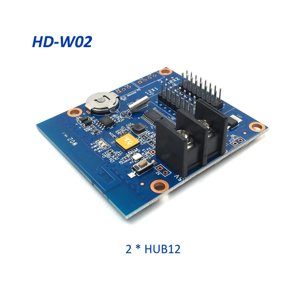 

W02 HD Wi-Fi Control Card control system Indoor and outdoor single color card double color LED display module P10 advertising