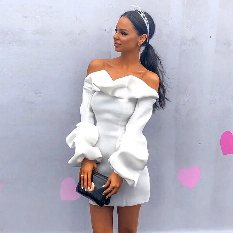 Женское вечернее Клубное повседневное индивидуальное модное платье пуловер с