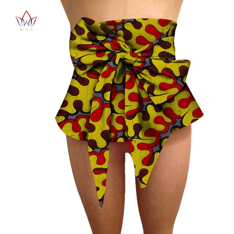 Японский винтажный хлопковый широкий пояс BRW с принтом Женский Уникальный