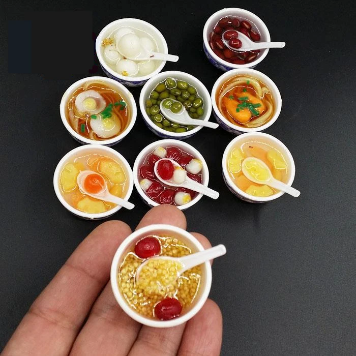 Миниатюрный Кукольный домик в масштабе 1:6 мини кухня с китайским рисом десертная