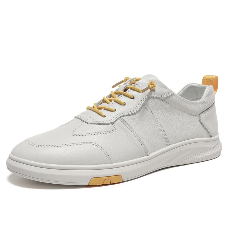 

Men's Shoes Fashion Sneakers for Men White Shoes Spring Low-cut Flat-bottomed Large Size 37-46 Casual Shoes Black Flats *