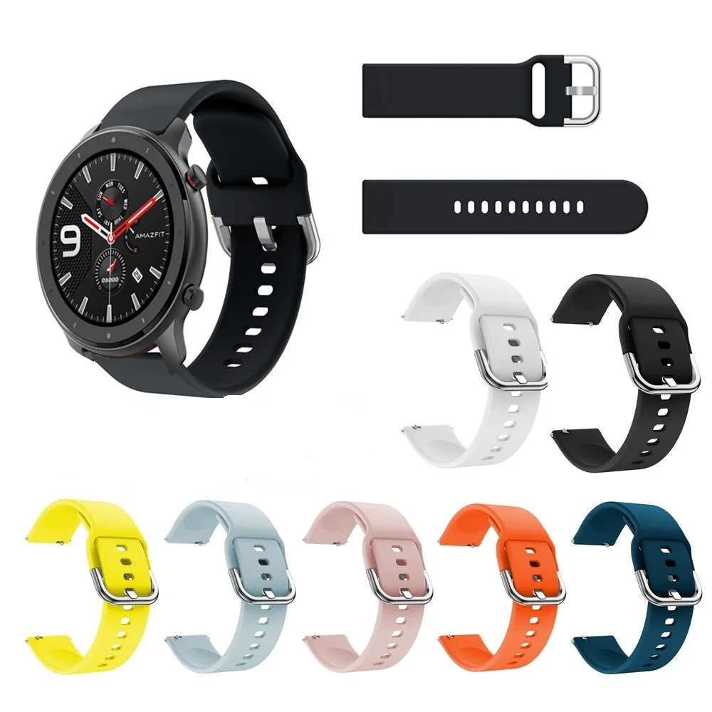 Для Xiaomi Huami Amazfit GTS ремешок Смарт-часы Silione браслет для Amazfit GTR 47 мм 42 мм браслет для Amazfit Bip полосы для часов