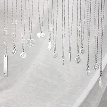 Vnox Unisex Necklaces, Stainless Steel Metal Small Pendant for Women Men, Animal Cat Elephant Charm Neck Chain Jewelry
