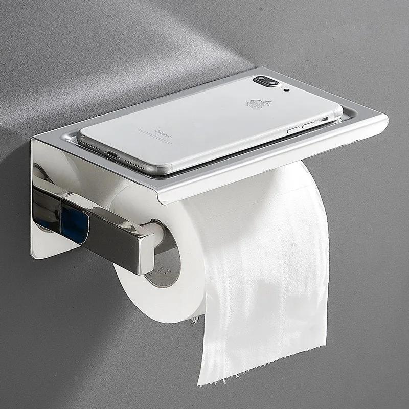 304 нержавеющая сталь бумажный держатель для полотенец дыропробивной ванной