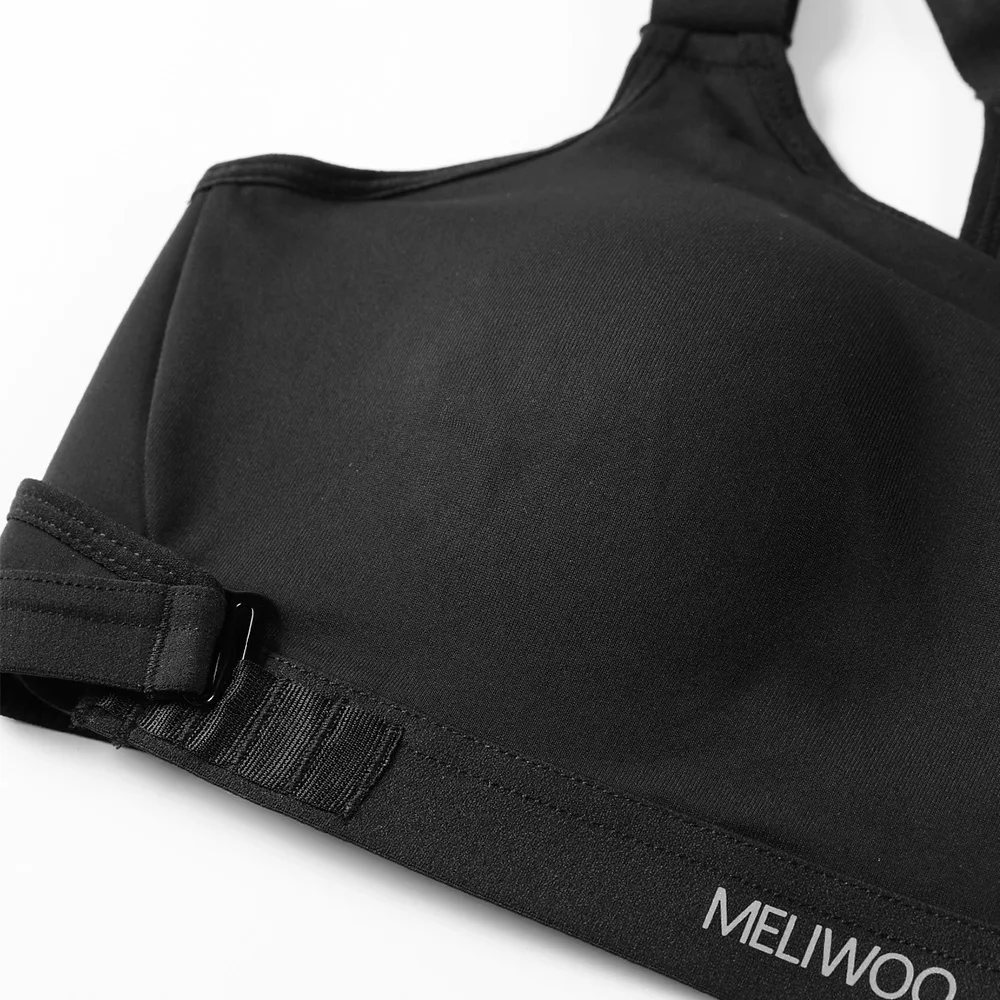 Women's Full Coverage Wirefree Padded Racerback High Impact Sports Bra