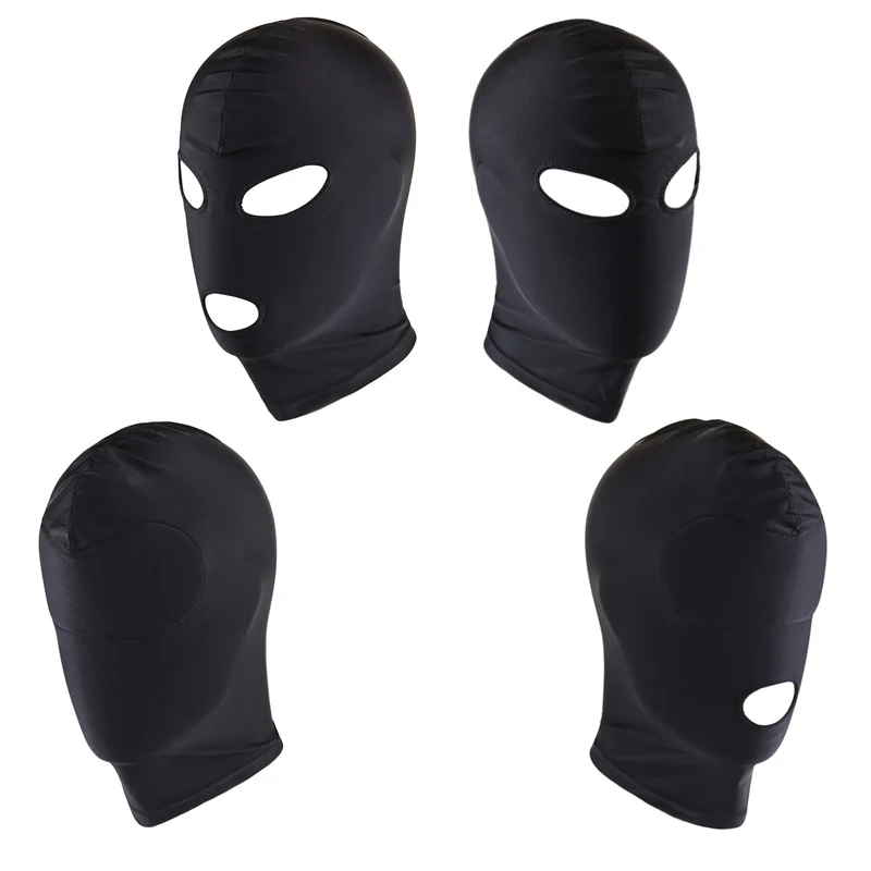

Mens Womens Lingerie Headgear Mask Exotic Cospaly Costume Hood Bondage for Role Play Games Costume Man Women Headgear Mask