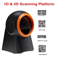 high scan speed 1d laser scanner and 1d2d wired barcode scanner and high speed scanning platform with usb