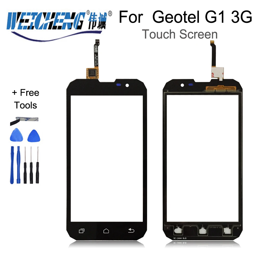 WEICHENG дигитайзер для Geotel G1 фронтальный сенсорный стеклянный объектив зеркальный