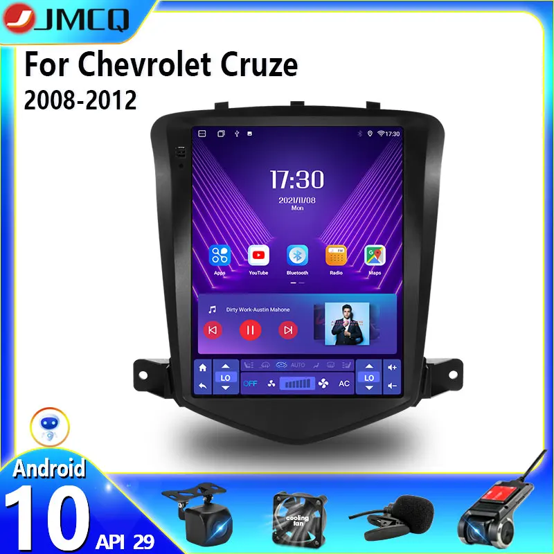 Автомагнитола для Chevrolet Cruze J300 2008-2012, 2 Din, Android 10