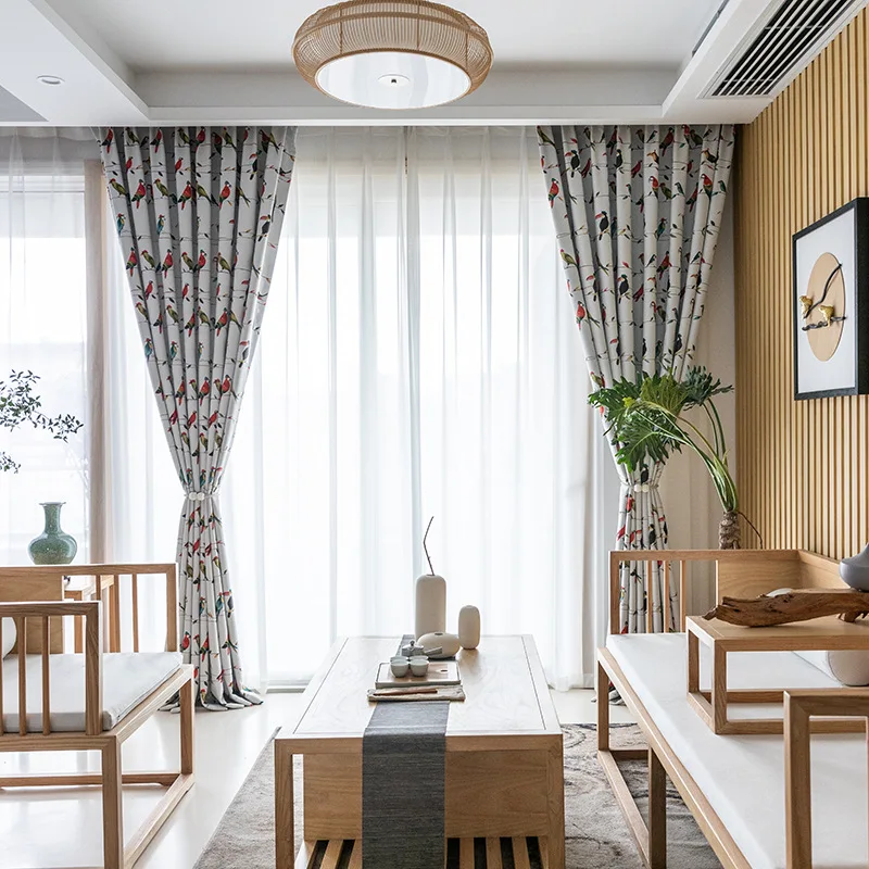 Красочные занавеска &quotптицы&quot для мальчиков детская комната окна плотная