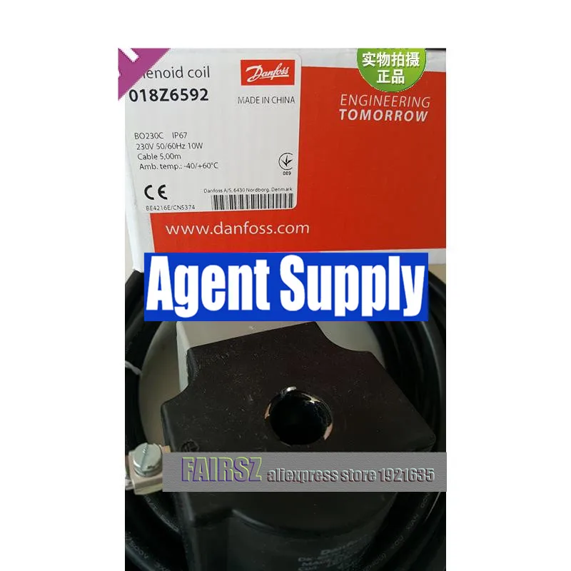 Original Danfoss Solenoid Valve Coil 018Z6592 BO230C | Безопасность и защита