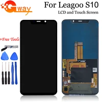 100 tested 6 21 for leagoo s10 lcd display touch screen digitizer assembly for leagoo s10 phone repair partstoolsadhesive