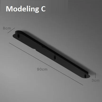 Modeling C LuKLoy подвесной светильник Потолочная пластина подвесной потолочный светильник навес Подвесная лампа потолочная Роза - Цвет: Modeling C