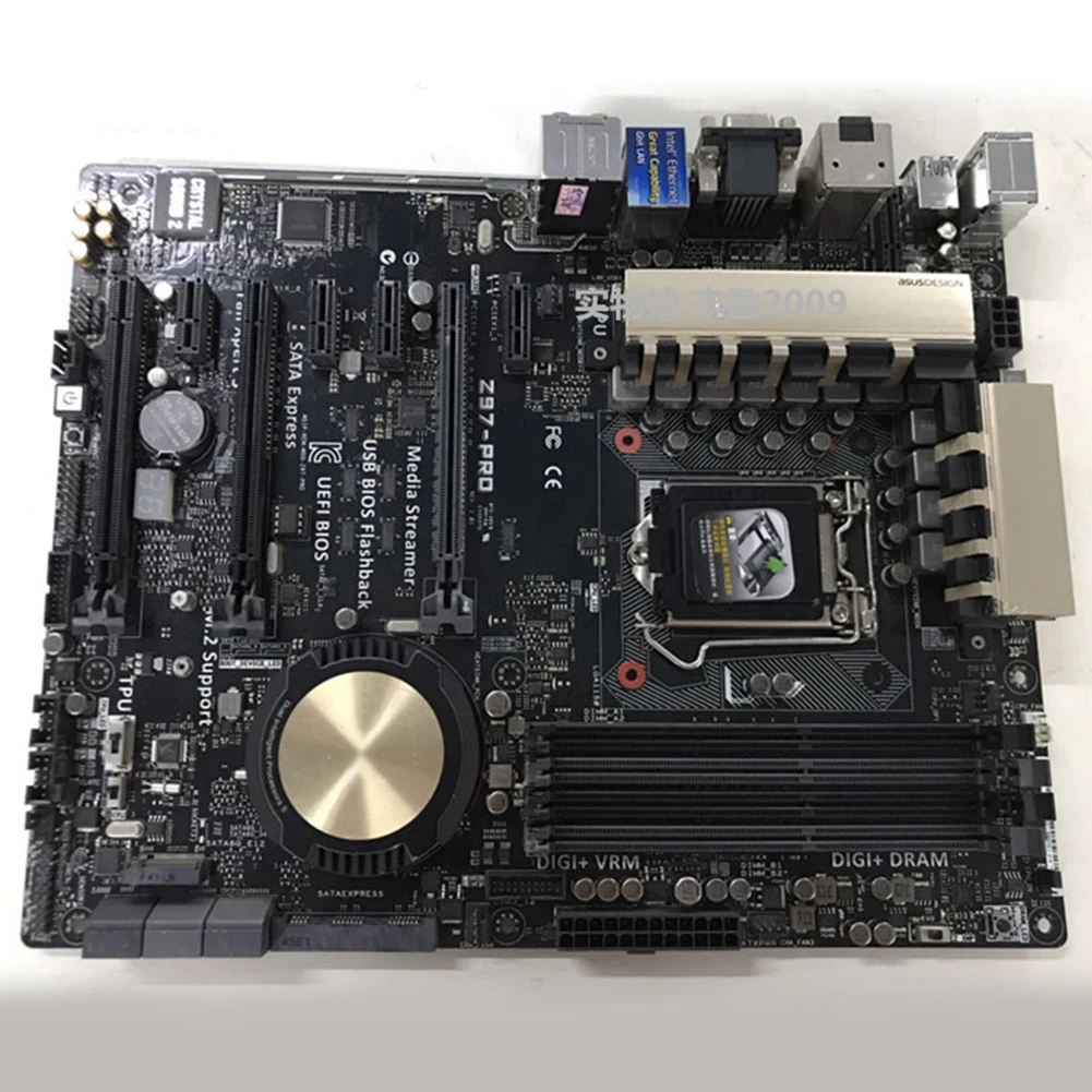 

For Asus Z97-PRO(Wi-Fiac) Motherboard Z97 LGA 1150 support 4790K DDR3 32GB Cardinal Plate Mobo