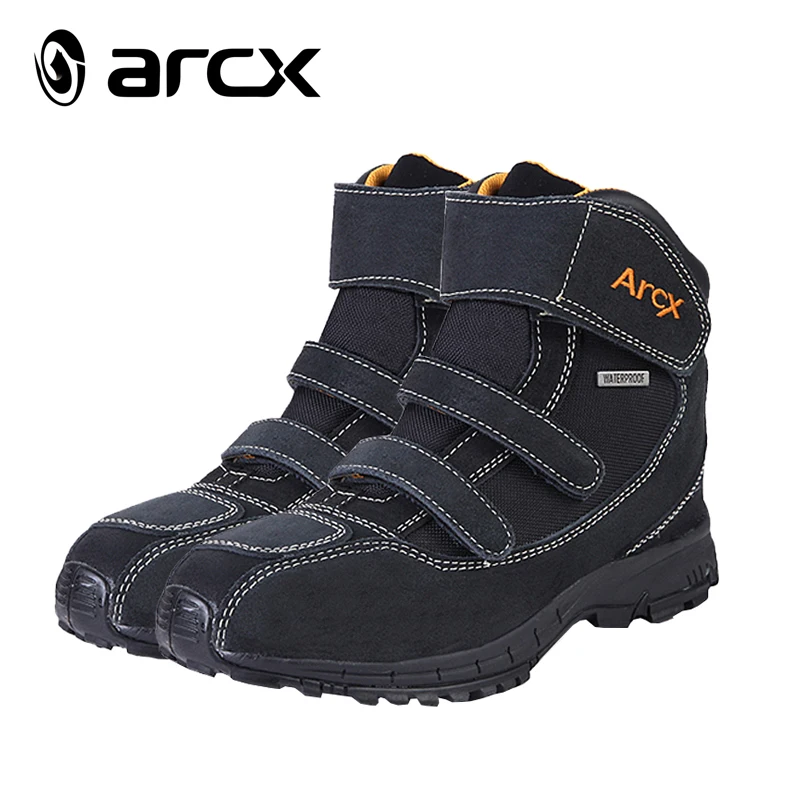 ARCX/Водонепроницаемые мотоциклетные ботинки Мотоциклетные из натуральной