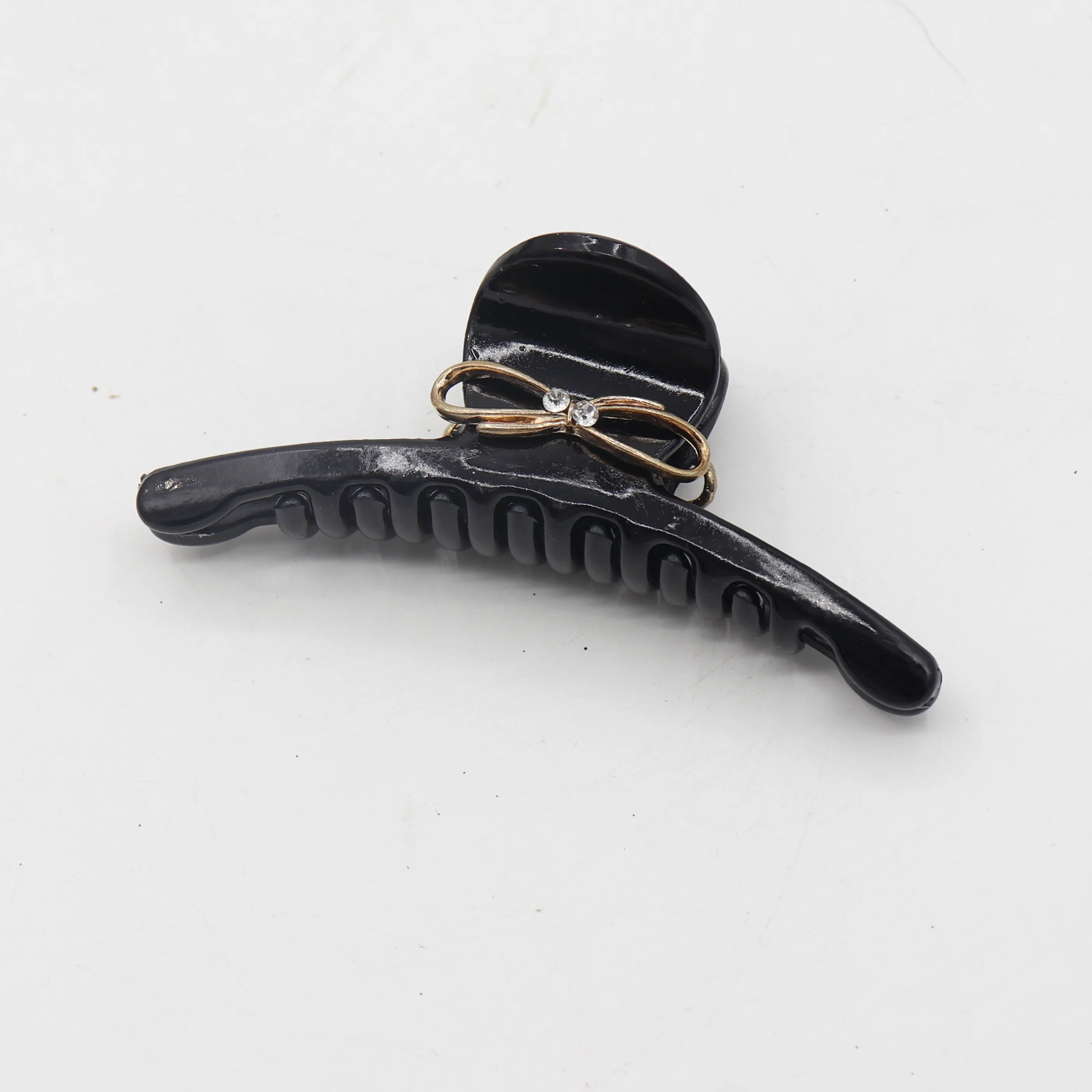 Новинка модный бант заколка для волос высокое качество акрил Черный Краб женщин