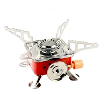 picnic card type camping stove burner foldable portable outdoor travel furnace outdoor accessories