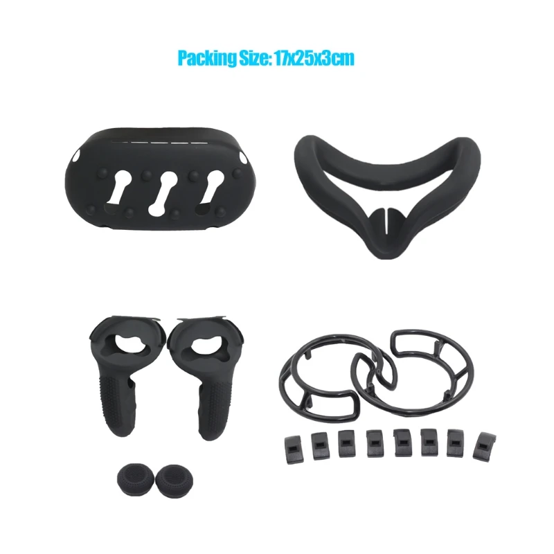 

Guard Cover Grip Anti-collision Protection Frame Rocker Cap Silicone Case Handle Grip Cover for Oculus Quest 2 Controller