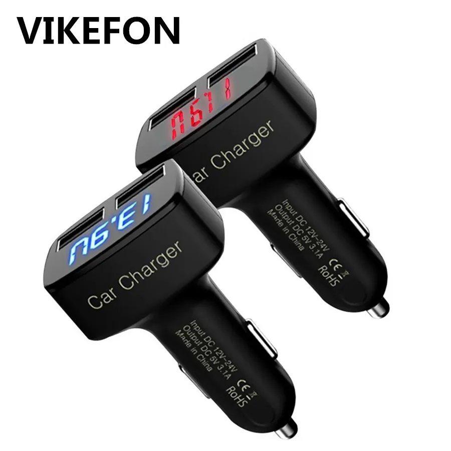 Автомобильное зарядное устройство VIKEFON 4 в 1 автомобильное Usb 3 а быстрое для