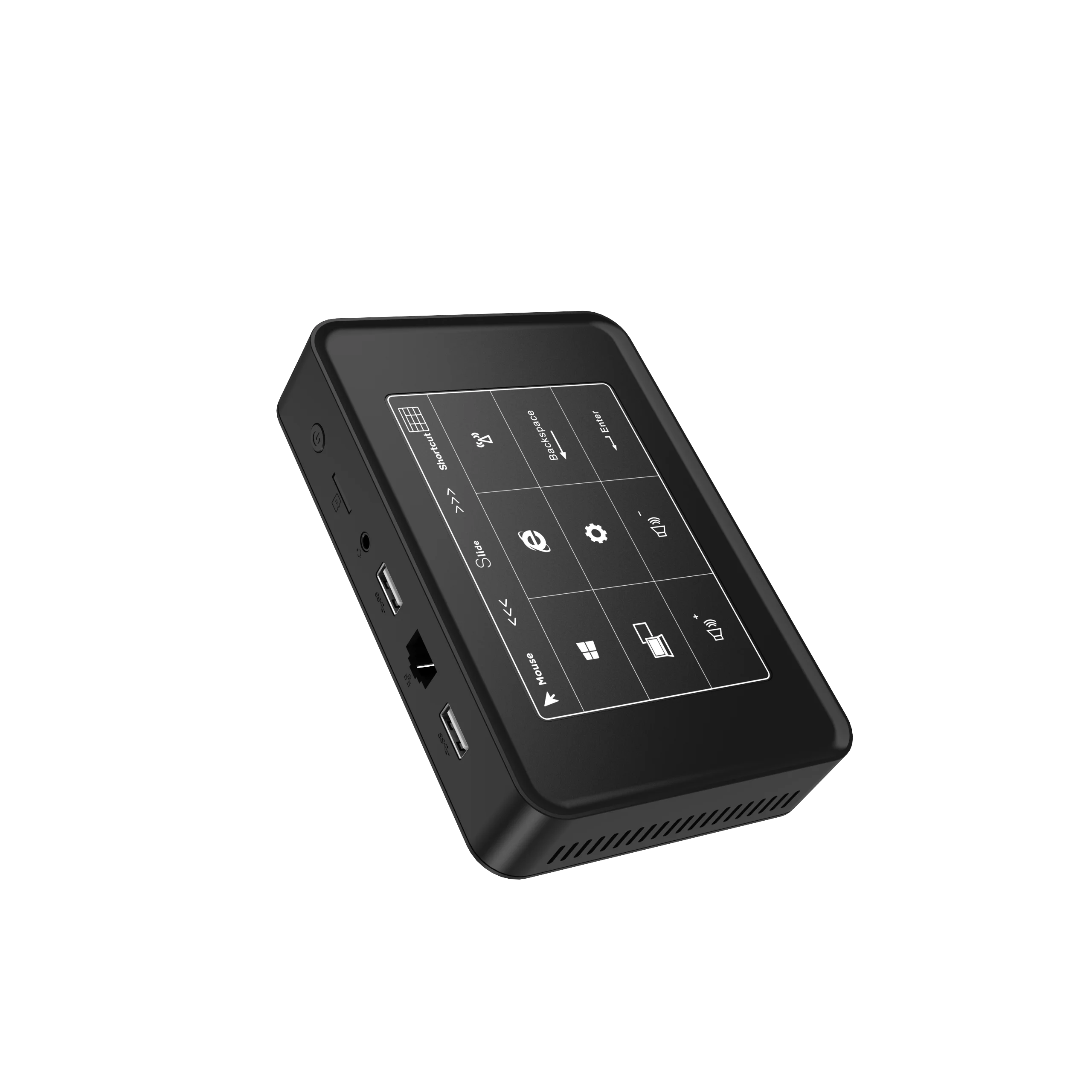 Новый Celeron J3455 LPDDR3L 6G SSD 128G Windows 10 Мини ПК HTPC с сенсорной панелью управления win10
