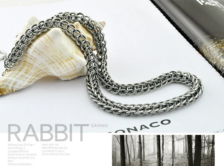 Винтаж стиль тайское серебристого цвета ожерелье пункты человек властная Киль