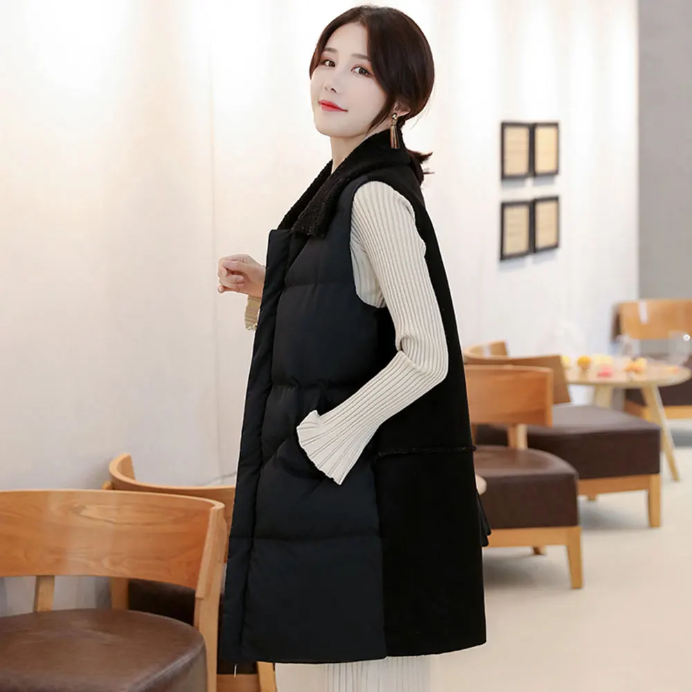 Новинка зимний женский жилет PinkyIsBlack куртка с воротником стойкой утепленный