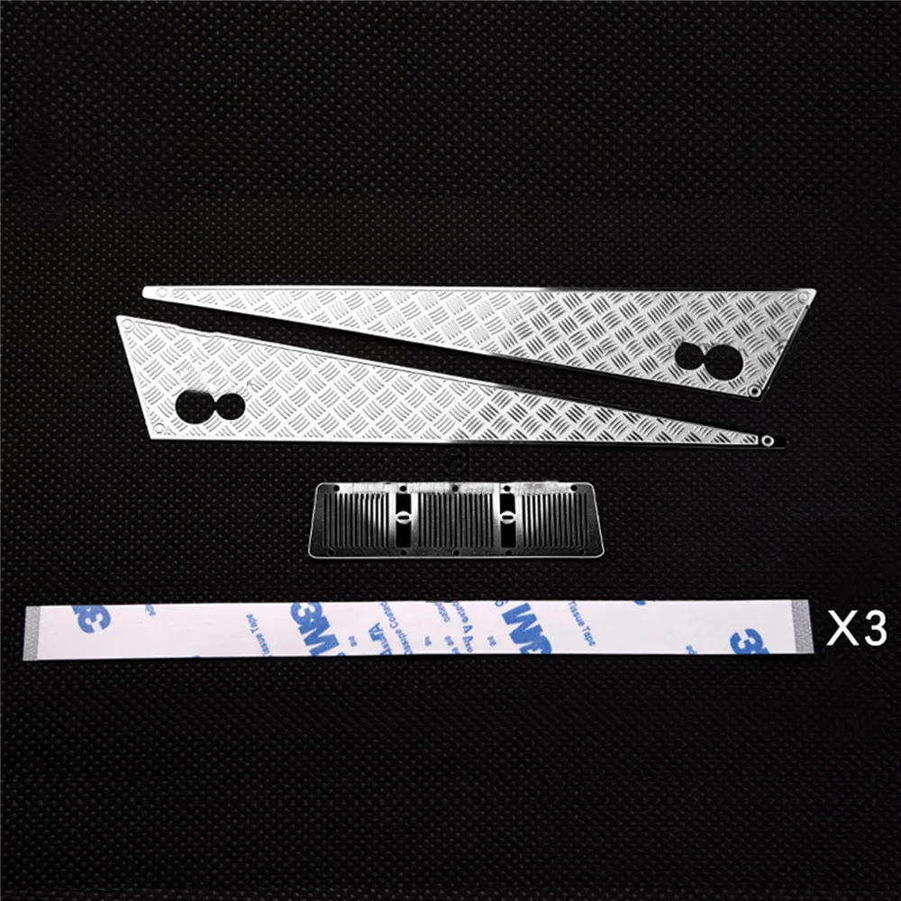 

Decoration Stainless Steel Car Hood Sticker for 1/10 TRAXXAS TRX6 G63 TRX4 G500 Anti-skid Plate Board RC Car Parts