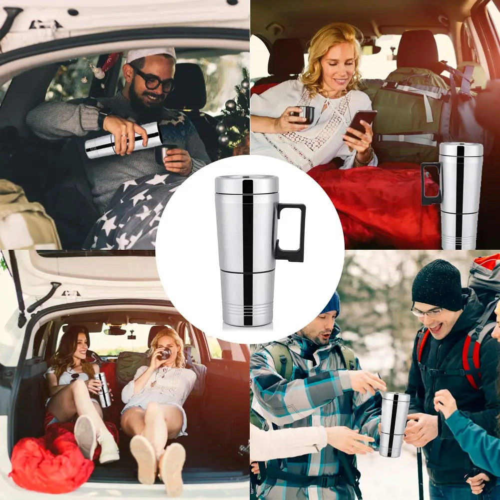 Автомобильный нагревательный чайник простая 12 в 300 мл портативная автомобиле