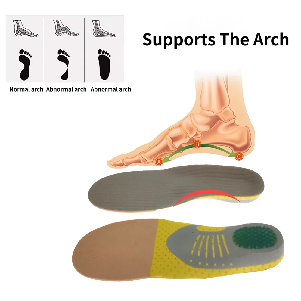 

Orthopedic Insoles Orthotics Flat Foot Health Sole Pad For Shoes Insert Arch Support Pad For Plantar fasciitis Feet Care Insoles