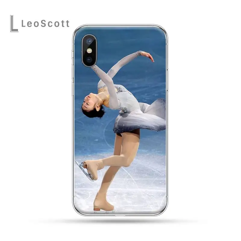 

Figure skating skates art pattern luxury protective funda phone case for iPhone 11 12 pro XS MAX 8 7 6 6S Plus X 5S SE 2020 XR