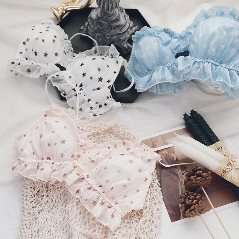 Женский кружевной бюстгальтер SP & CITY изящный тонкий со складками и блестящими