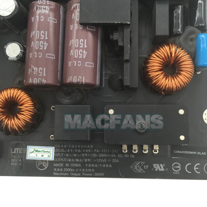 Тестирование оригинальные A1419 Мощность доска 300 Вт PA 1311 2A Для iMac 27 &quotA1419 Питание ADP