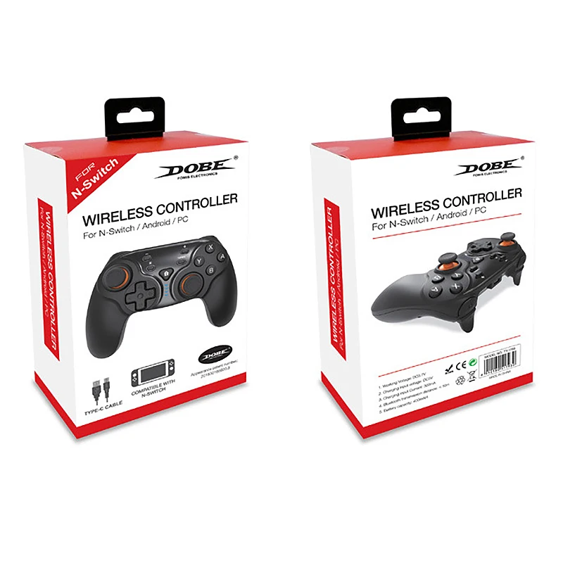 

DOBERMAN SECURITY 3 in 1 Wireless Game Controller for Nintendo Switch / Switch Lite / Android Mobile Phone