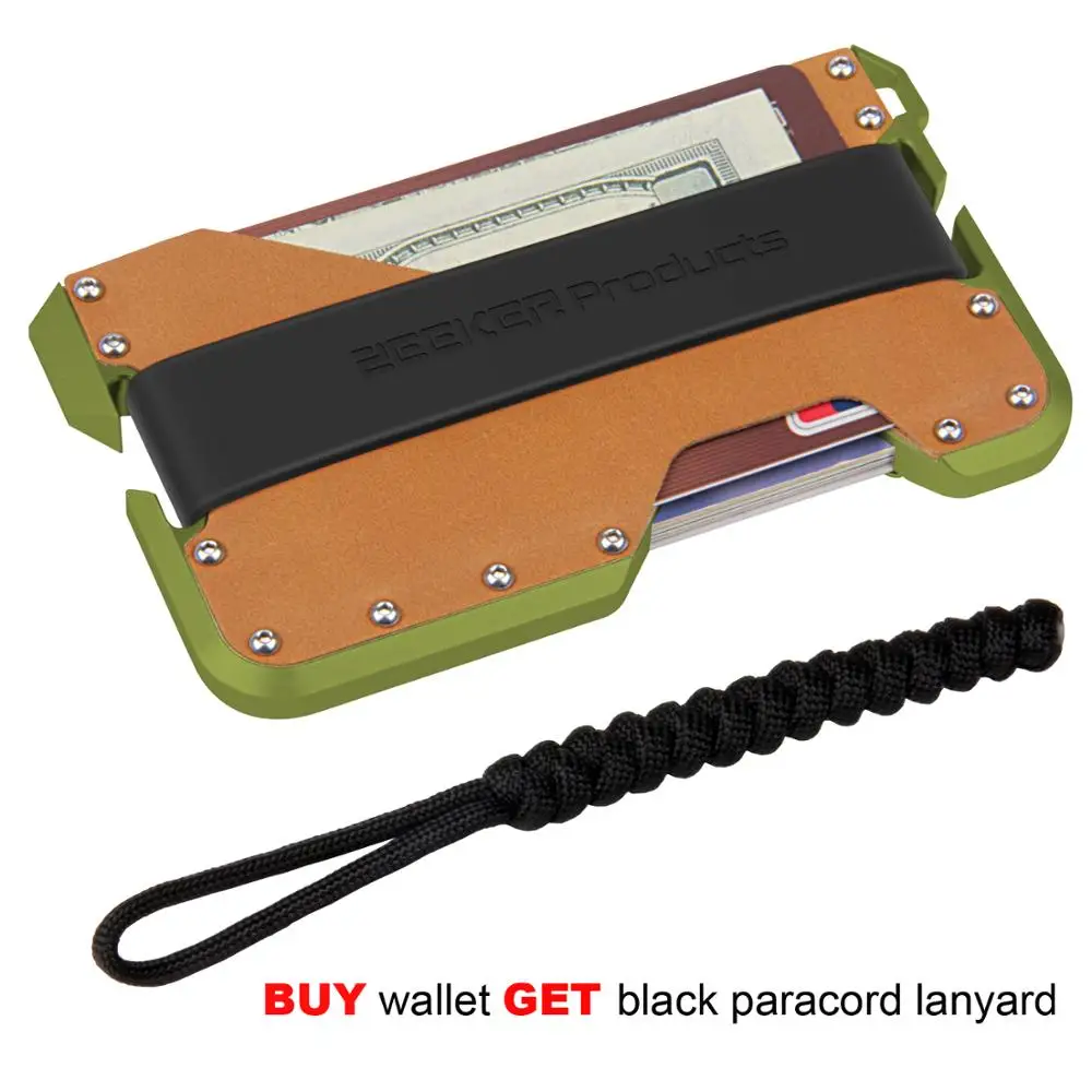 ZEEKER алюминиевый передний карман минималистичный держатель для карт тонкий