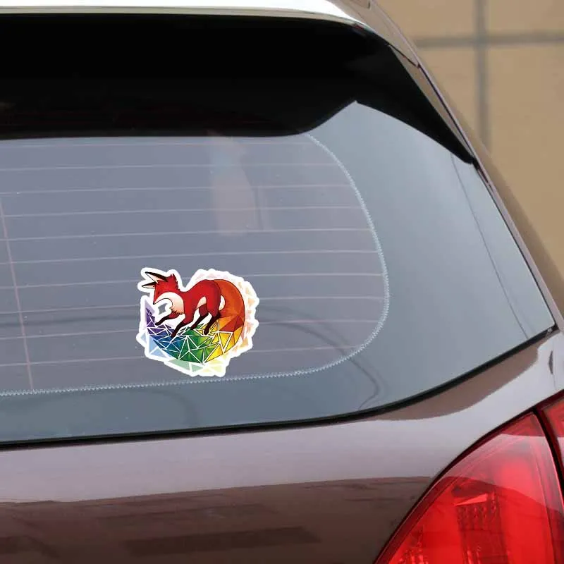 Aliauto Fashion Car Sticker Cute Fox Accessories Vinyl Decals Cover Scratches for Tiguan Jdm Mazda 6 Subaru Lexus 13cm*12cm | Автомобили и