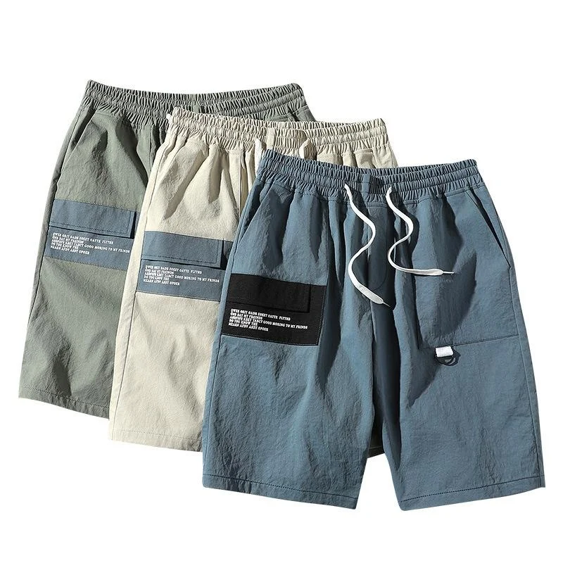 

Mens Shorts Casual Loose Trend Summer Casual Beach Pants Thin Outer Wear Sports Pants -40