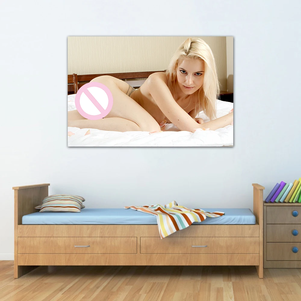 Настенная живопись на холсте фото красивой блондинки сексуальные Плакаты для