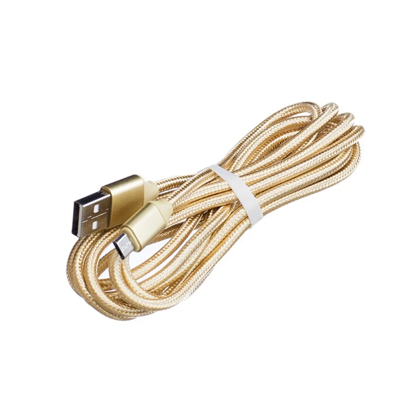 Straight Head Weaving for Android 1m Pink White Color Cable Line NEW | Электроника