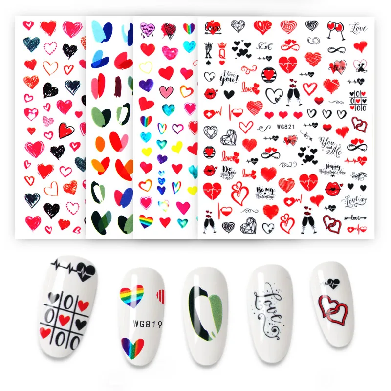 

1 шт., наклейка для ногтей с надписью на английском языке