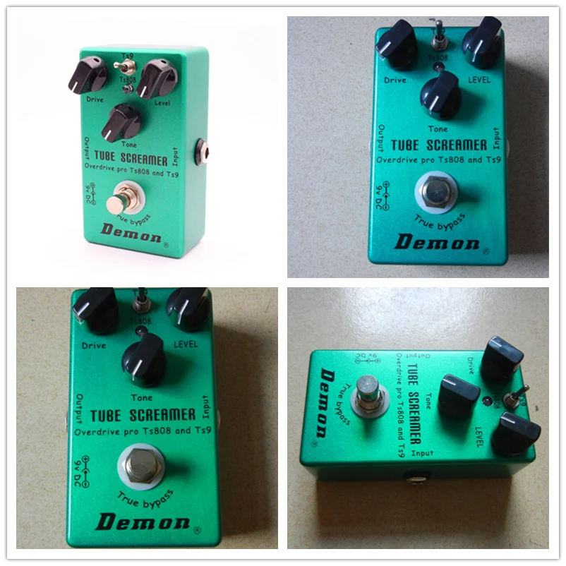 Педаль Гитары ra DemonFX TS808 трубка Screamer Overdrive Pro Винтаж педаль эффектов для