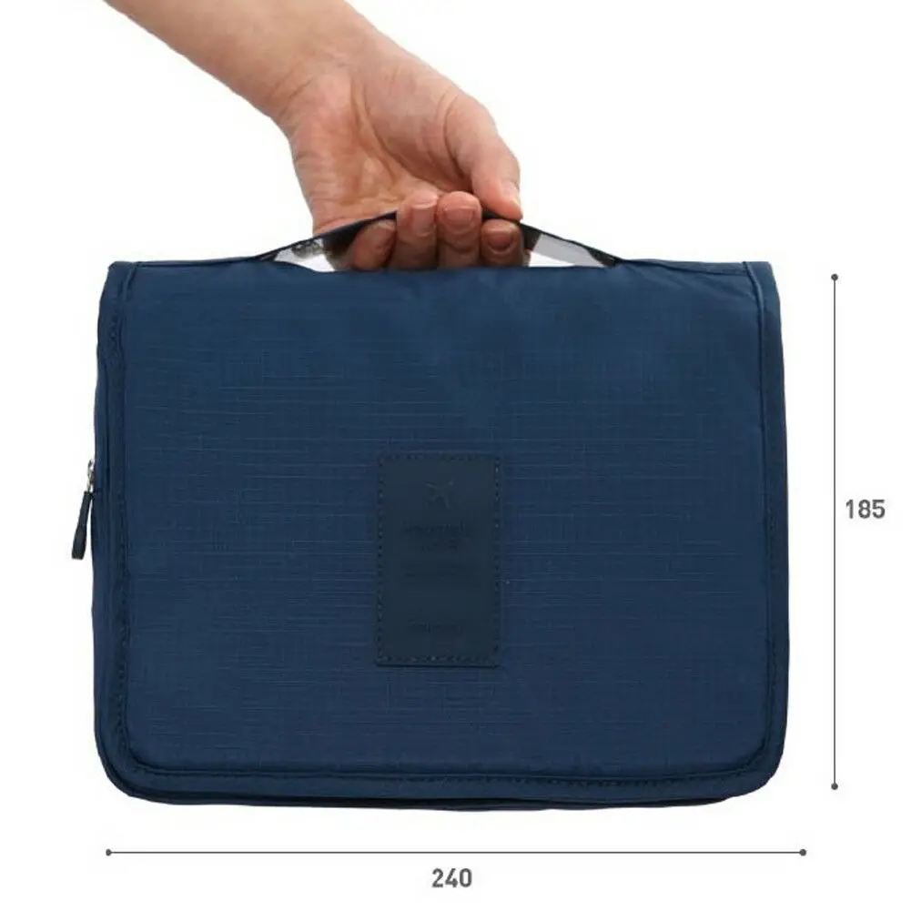 

US Travel Cosmetic Makeup Toiletry Case Wash Organizer Storage Pouch Hanging Bag