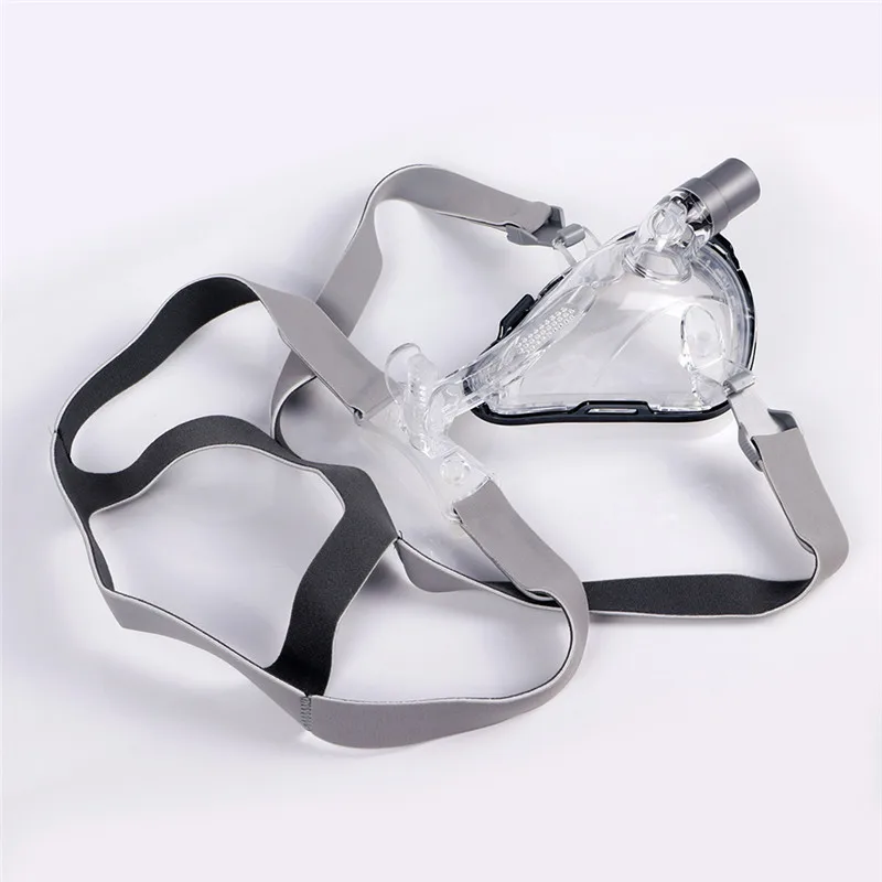 FM1 маска для лица CPAP Авто CPAP BiPAP маска с бесплатным головным убором Белый s m l для сна апноэ OSAS храп людей
