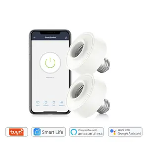 Держатель для лампы Tuya Smart Life, с винтовым креплением для лампы Эдисона E26 E27, голосовое управление через приложение, таймер