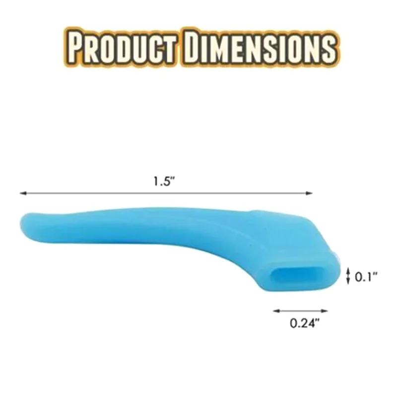 

1 Pair Comfy Anti-slip Glasses Retainers Silicone Accessories Sleeve Ear Hook for Sports Working d88