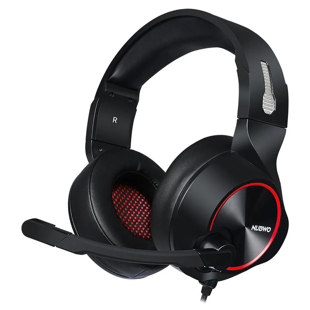 Игровая гарнитура N11D с подсветкой USB/3 5 проводные наушники для PS4/Xbox One микрофоном