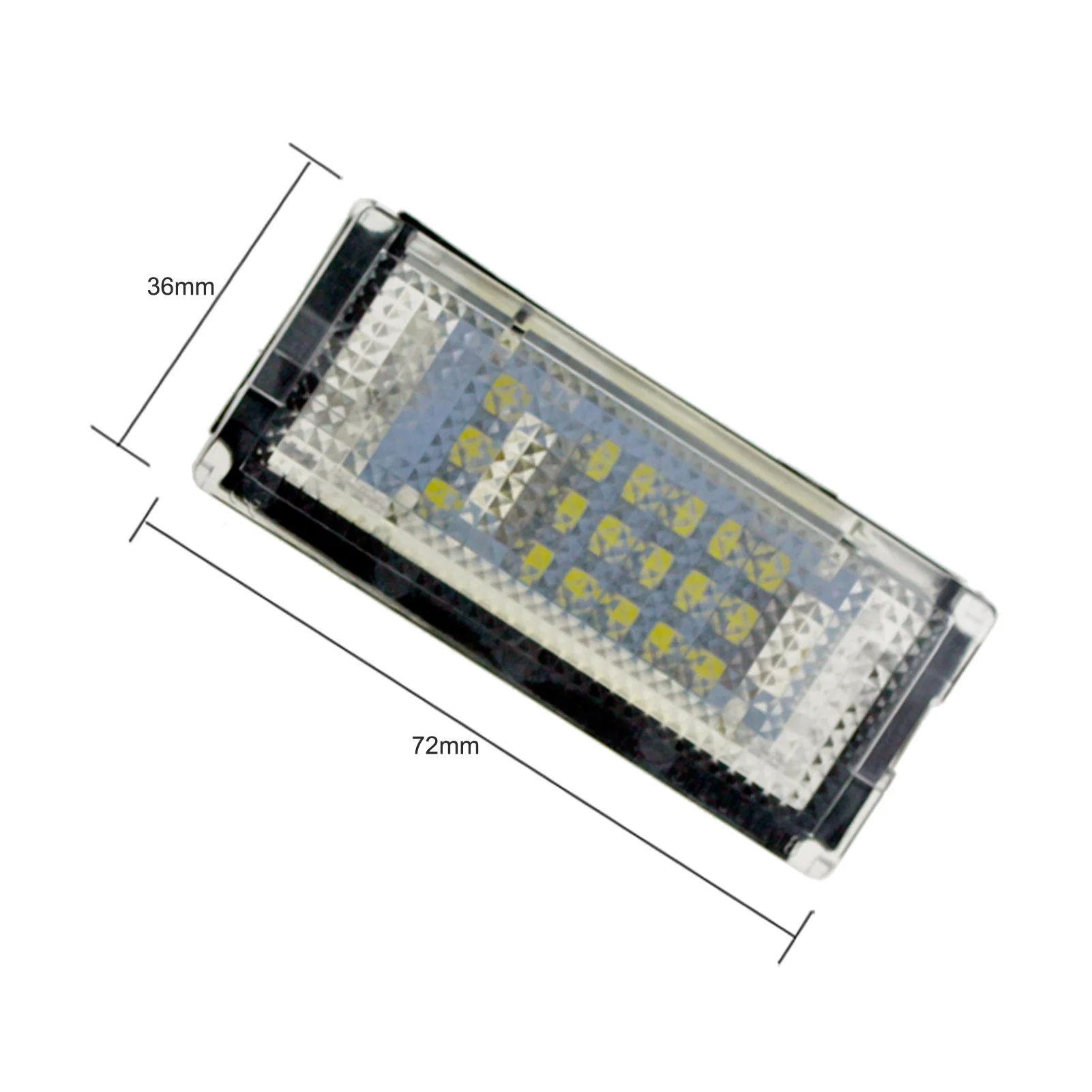 Светодиодный номерной знак светильник лампа в сборе 18 шт. светодиодный Замена
